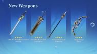 New Fontaine 4-star weapons (Image via HoYoverse)
